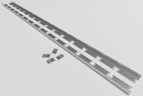 Preview: Winkel Montageset PV Zaun Set 0°