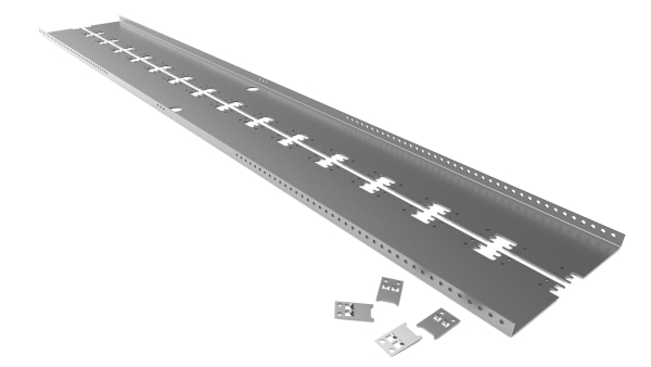 Montageset PV Zaun Pfosten