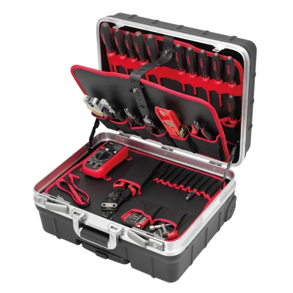 Lehrlingskoffer INDUSTRIE mit Trolley, bestückt