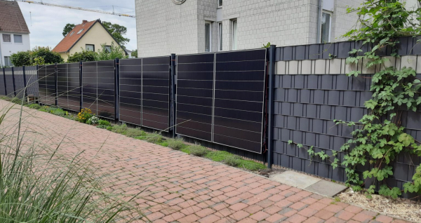 Winkel Montageset PV Zaun Set 3°