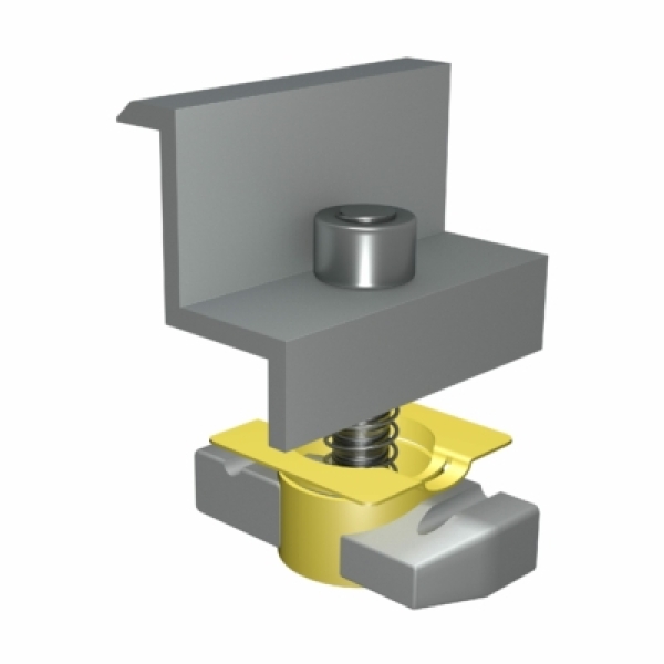 TRI-CLIP  Endklemme 30mm schwarz